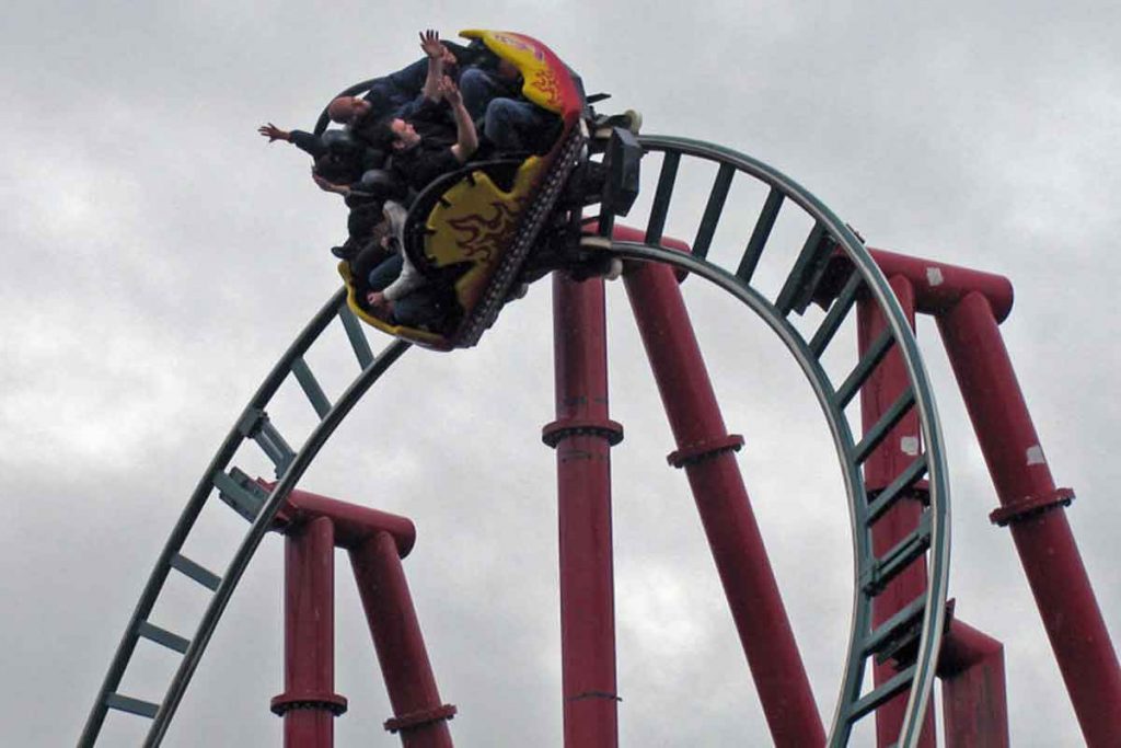 Dragon's Fury at Chessington World of Adventures, one of the best theme parks in the UK.